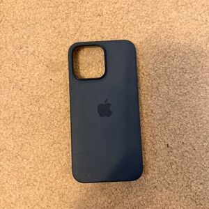 Apple Midnight Blue Silicone iPhone Case